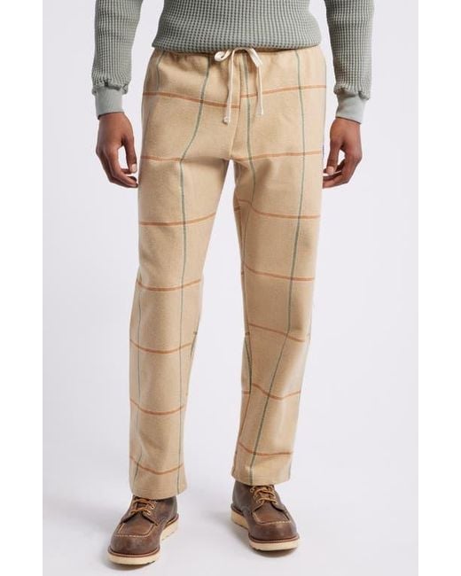 BROWN CHECK BAGGY SLACKS 2876P スラックス Slim Fit Checkered Pants - Brown | ROOK PANTS by SERNES