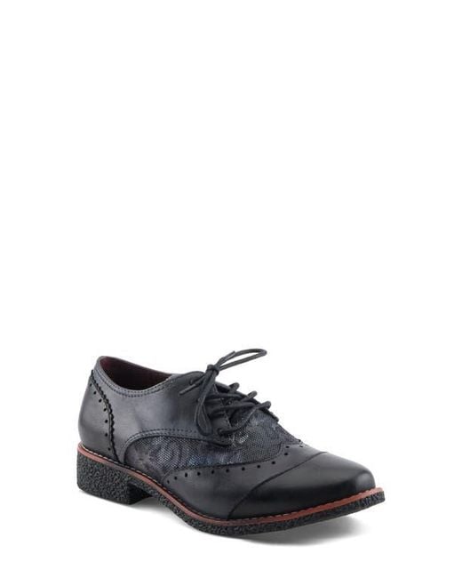 Spring Step Black Bargiasti Derby