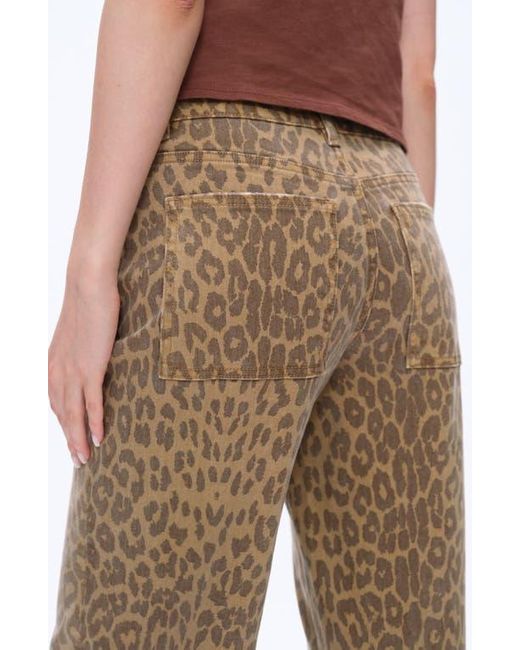 Bayeas Brown High Waist Wide Leg Jeans