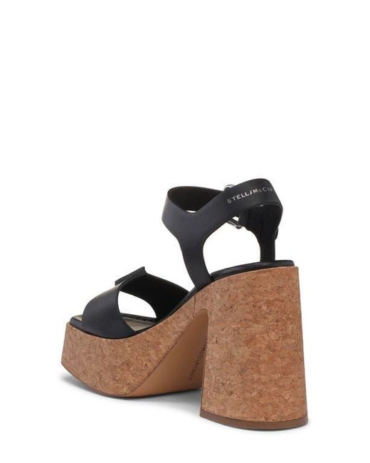 Stella McCartney Black Skyla Platform Sandal
