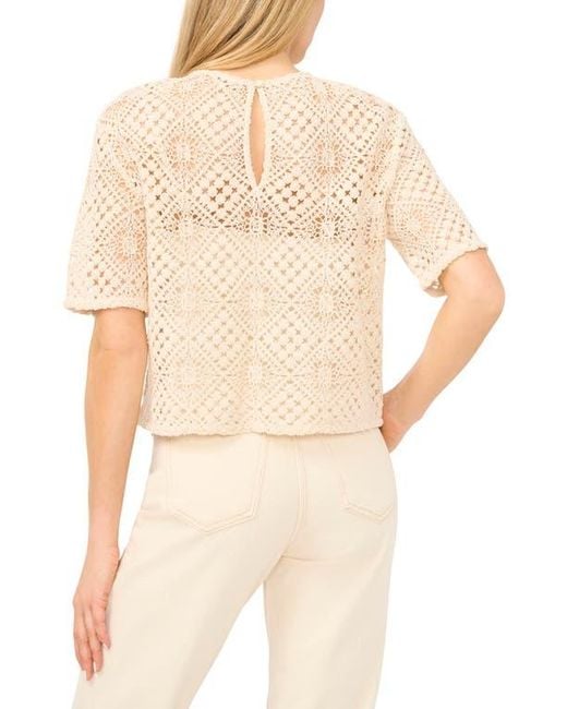 Ted Baker Natural Waverly Openwork Top