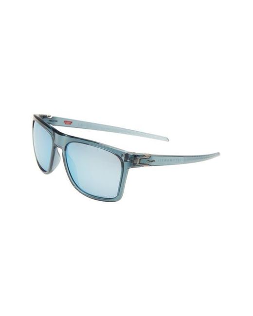 Oakley Blue 57Mm Polarized Rectangular Sunglasses for men