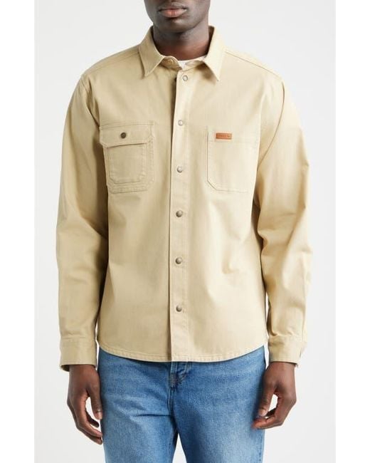 Pendleton Natural Cotton Stretch Twill Work Shirt for men