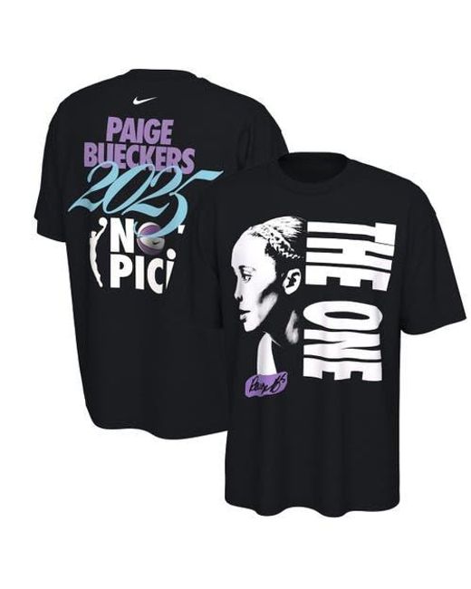 Nike Black Paige Bueckers 2025 Wnba Draft The One T-Shirt
