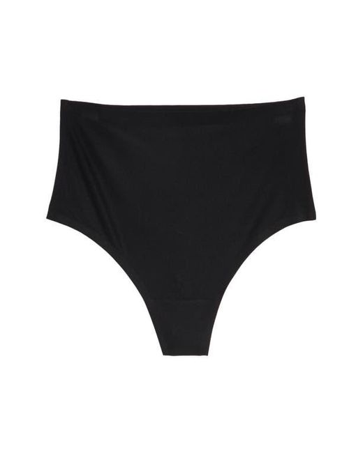 Chantelle Black Chantelle Intimates Soft Stretch Seamless Retro Thong