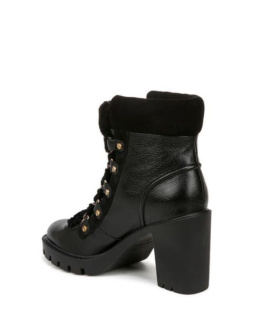 Veronica Beard Black Reece 2 Faux Fur Platform Bootie