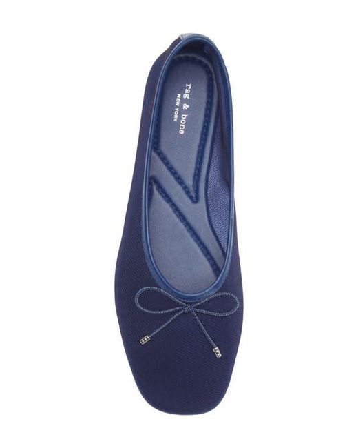 Rag & Bone Blue Poppi Ballet Flat