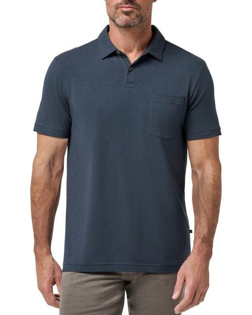 Travis Mathew Blue The Cloud Polo for men