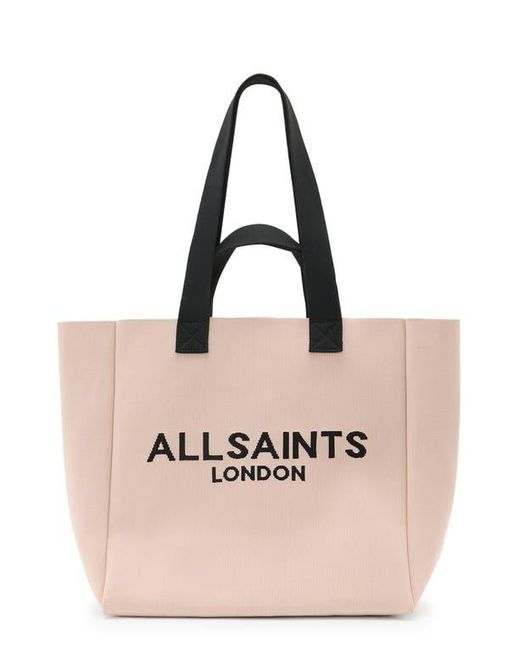 AllSaints Pink Izzy Recycled Polyester Tote