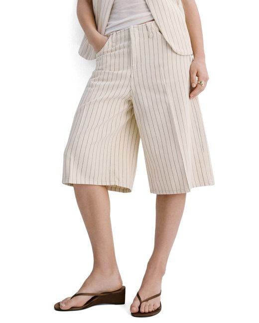 Mango Natural Bermuda Shorts