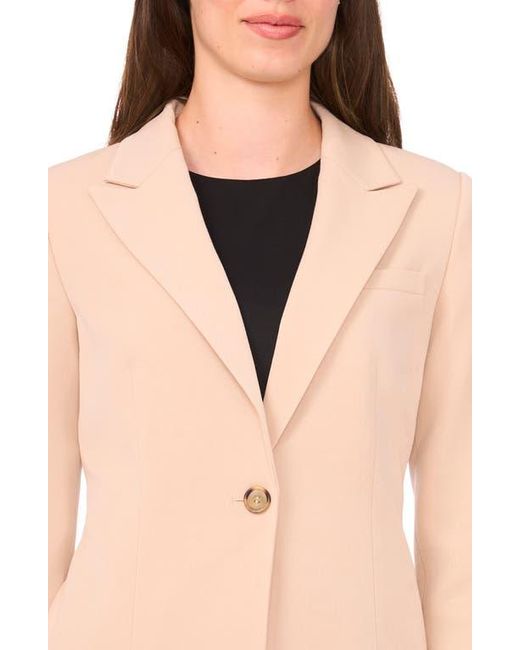 Halogen® Pink Clean One-Button Blazer