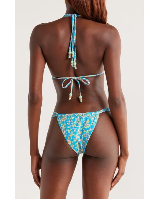 Kulani Kinis Blue Halter Bikini Top