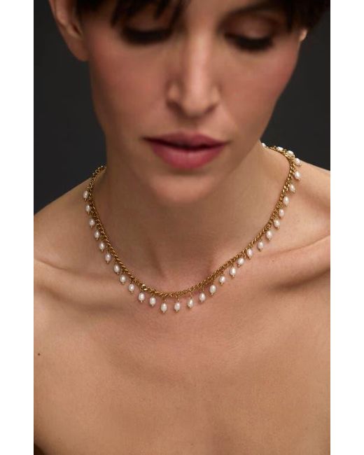 st. Moran White Vicentina Freshwater Pearl Necklace