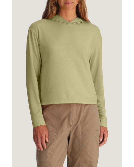 Free Fly Green Elevate Lightweight Performance Hoodie