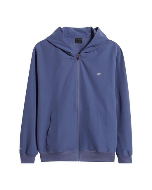 Saint Studio Blue Tempo Tech Zip Jacket for men