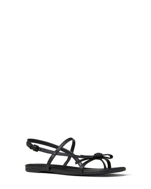 Kate Spade White Loop Ankle Strap Sandal