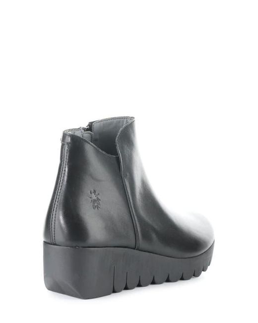 Fly London Gray Vang Wedge Bootie