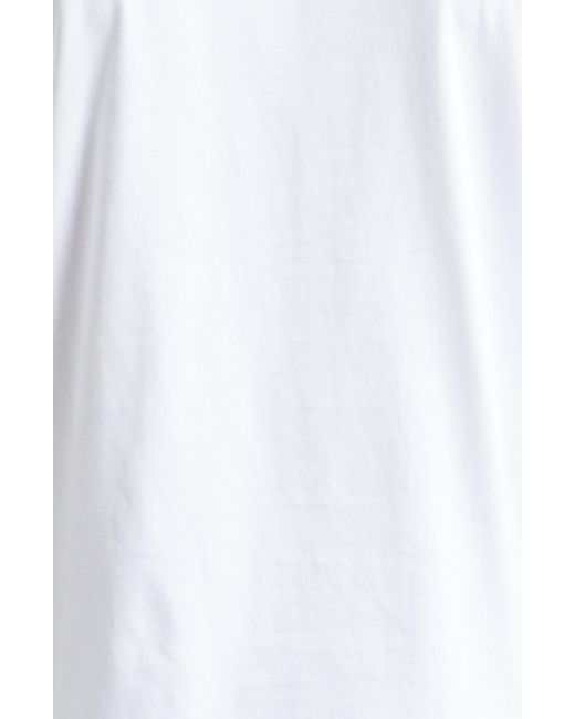 J.W. Anderson White Anchor Logo Patch Cotton T-shirt for men