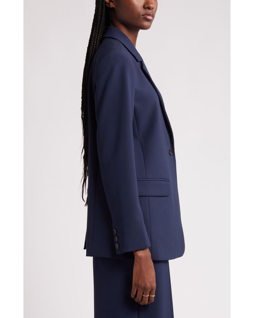 Nordstrom Blue Relaxed Fit Blazer