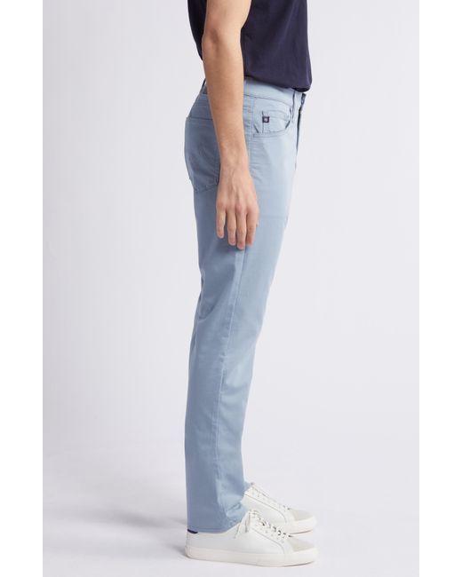 AG Jeans Blue Everett Commuter Performance Slim Straight Sateen Pants for men