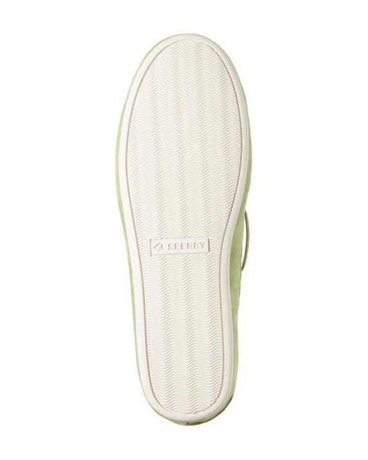 Sperry Top-Sider Green Slim Boat Shoe