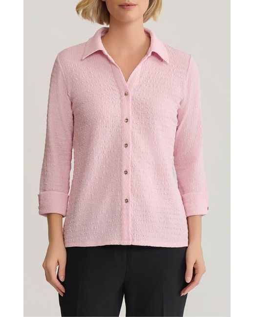 kasper dress shirts Essentiel Antwerp Kasper Sequined Striped Button-Front Shirt
