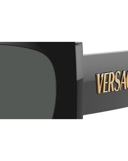 Versace Black 54Mm Square Sunglasses