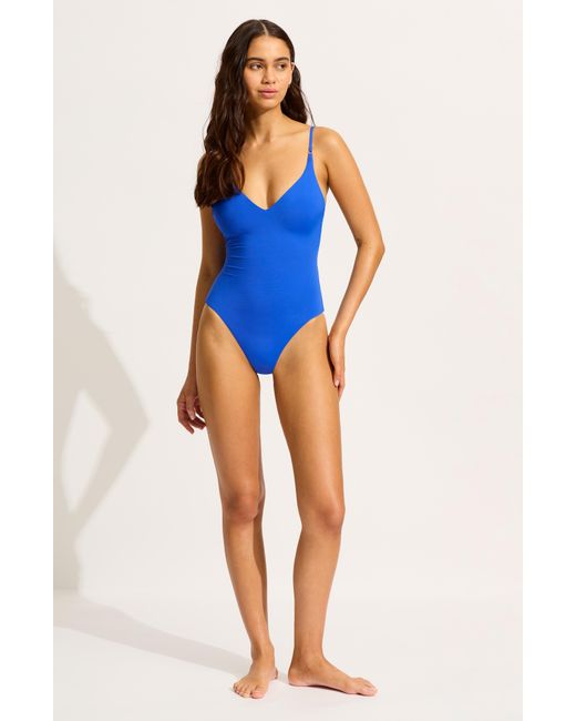 Seafolly Blue Collective Strappy One-piece Swimsuit