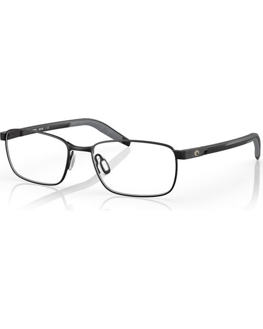 Costa Brown 53Mm Rectangle Optical Glasses for men