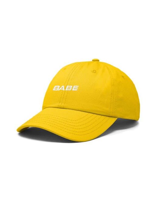 Alix Yellow Babe Embroidered Cap