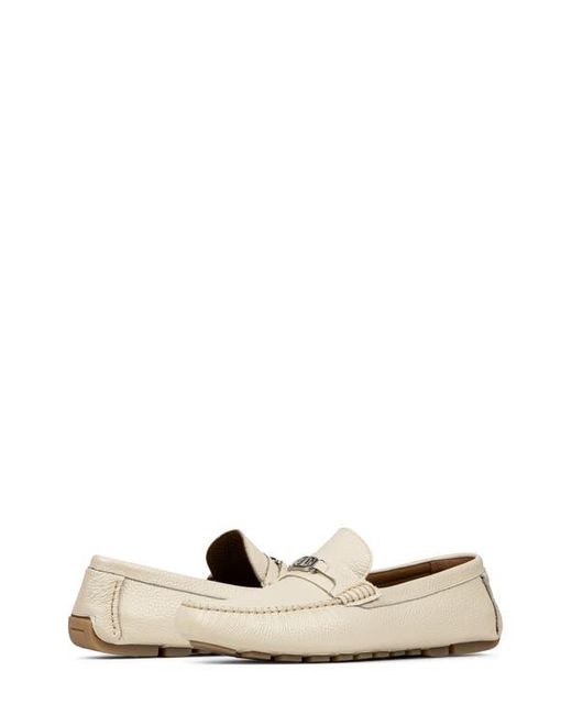 Donald J Pliner White Bodhi Bit Driving Shoe for men