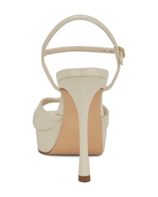 Nine West Metallic Tates Ankle Strap Platform Sandal