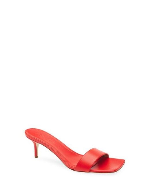 Aeyde Red Ilvy Slide Sandal