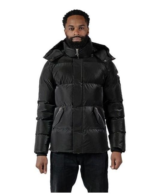 Woodpecker Men's Black Bumnester 3/4 Length Quilted Coat