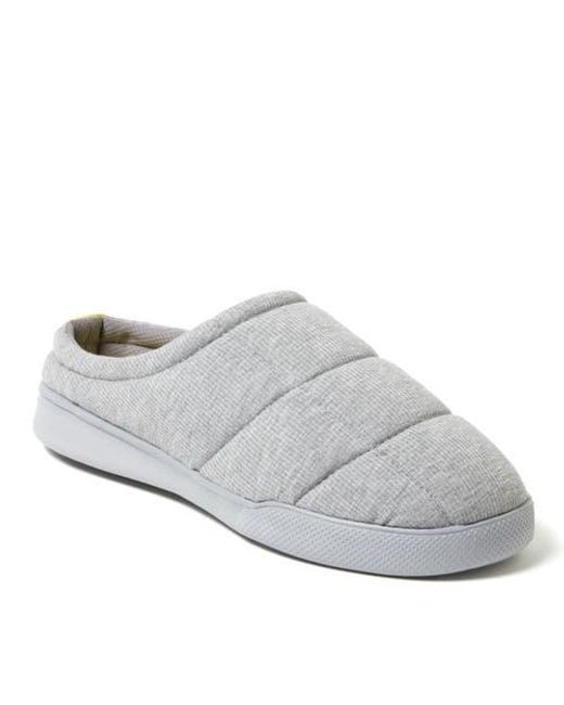 Dearfoams Gray Brayden All Day Lounge Clog Slipper for men