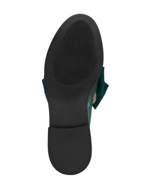Betsey Johnson Green Seth Pointed Toe Mesh Flat