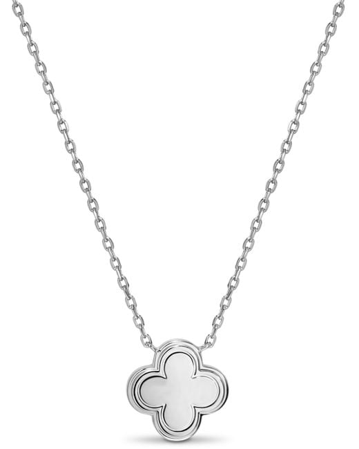 DEVATA Metallic Clover Necklace