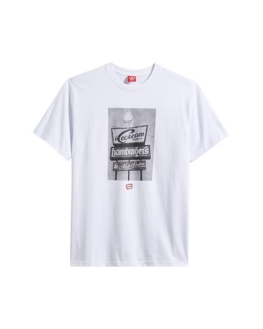 ICECREAM White Dive Graphic T-Shirt for men