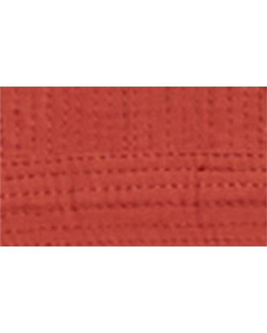 Ulla Johnson Red Olga Flutter Sleeve Midi Dress