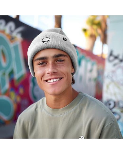 Alix Gray Alien Beanie for men