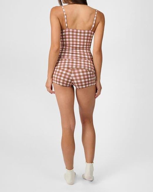 WeWoreWhat Blue Fold-Over Short