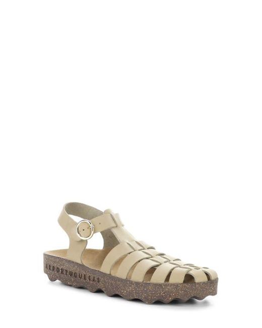 ASPORTUGUESAS White Calix Slingback Fisherman Sandal