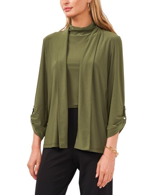 Chaus Green Cardigan