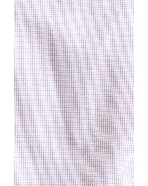 Zegna Gray Centoventimila Minicheck Button-Up Shirt for men