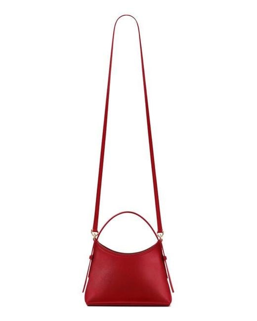 Givenchy Red Nano Voyou Leather Crossbody Bag