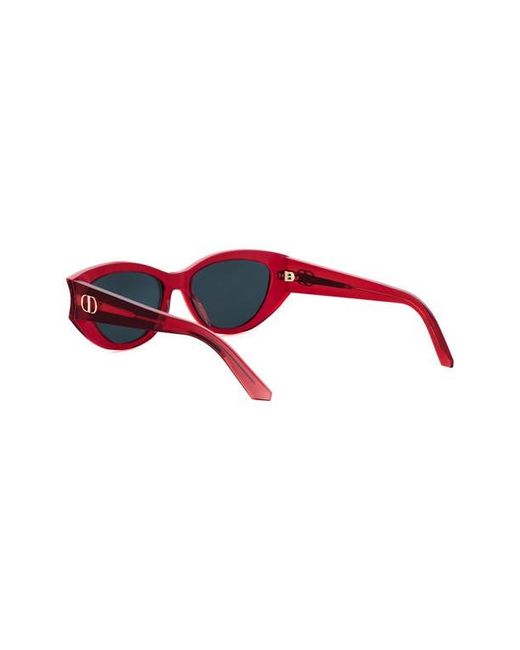Dior Glow B1I 53Mm Cat Eye Sunglasses in Red | Lyst display picture 3