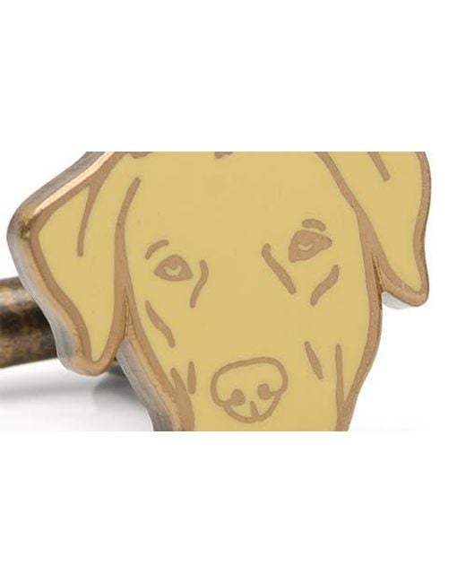 Cufflinks Inc. Metallic Labrador Cuff Links for men