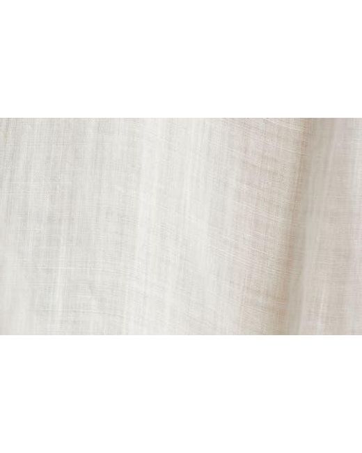 Totême  White Double Collar Button-Up Shirt