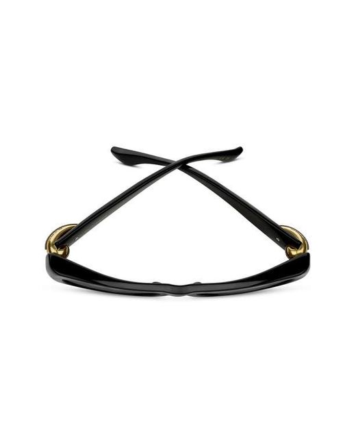 Etro Black 56Mm Rectangular Sunglasses