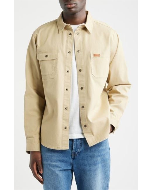 Pendleton Natural Cotton Stretch Twill Work Shirt for men